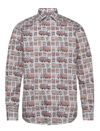 Eton Trucks Shirt Patterned Eton