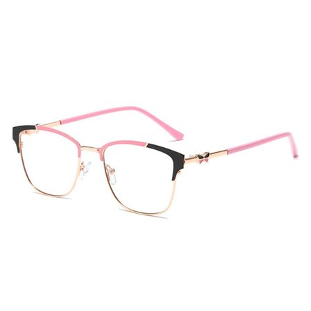 Anti-Blue Light Lasit Pyöreät Silmälasit PINK PINK