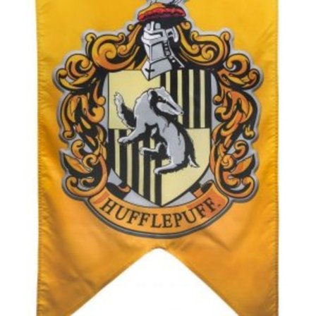 LAGERRENSNING Populära Harry Potter vimpel / flagga - stor 125 * 75 cm - Hufflepuff