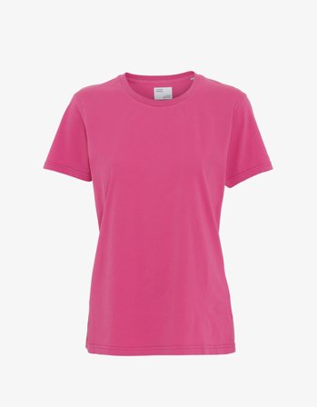 Women Light Organic Tee - Bubblegum Pink - M