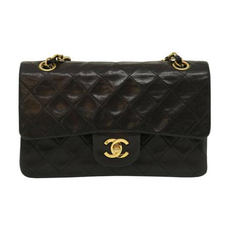 Chanel Vintage Pre-owned Timeless Taske Sort, Dame Vintage Tasker, Størrelse: ONE Size