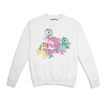 My Little Pony Dam/Dam Mon Petit Poney Sweatshirt L Vit White L