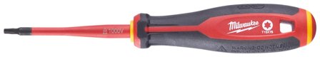 Milwaukee Tri-Lobe VDE Ruuvimeisseli kolmisivuinen pyörimistä estävä kahva T15 x 75 mm, Käsityökalut