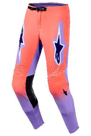 Crosshose Alpinestars Supertech Scenz Hot Coral/Lila 38