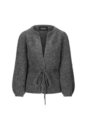 Fredrikke Chunky Cardigan Charcoal M
