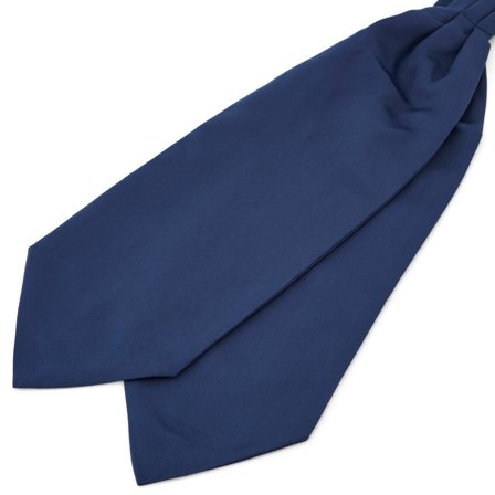 Navy Blue Basic Cravat for Men - Cravats