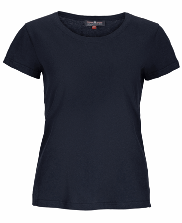 Amundsen Linen Tee Womens Faded Navy