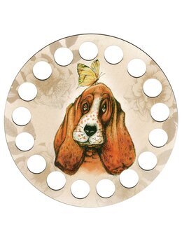 Lochkarte rund Hund - RTO