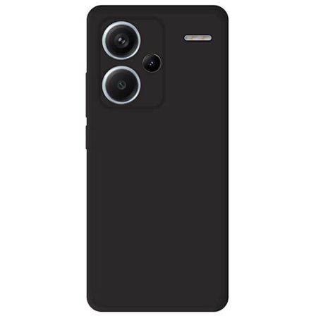 Svart silikonfodral - Kompatibel med Xiaomi Redmi Note 13 Pro Plus 5G