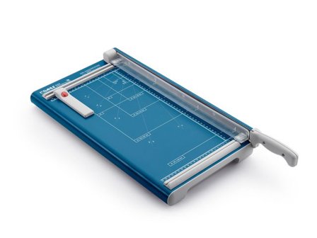 DAHLE Kontorsgiljotin 460mm blå - Lyreco - Emballage och lagerutrustning - Skärmaskiner - Giljotín