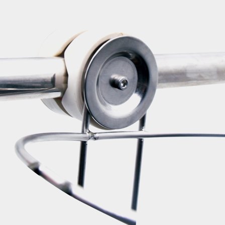 Montážní držák na koš na fendry Staltihands, nylon, bílý