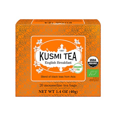 Kusmi Tea Organic English Breakfast, Helse & Madvarer, Te, Blandet Te