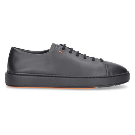 Santoni - Sneakers - Svart - Herr - Storlek: 43 1/2 Eu, Herr, Storlek: 43 1/2 EU