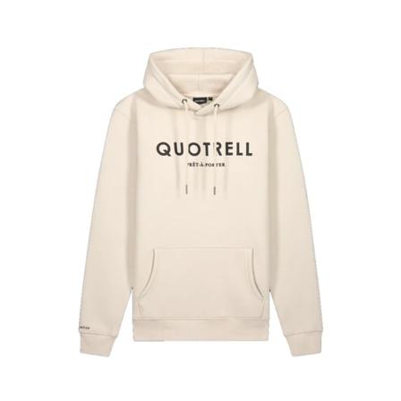 Quotrell, Hoodie Beige, Heren, Maat:S