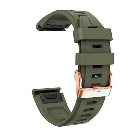 Erstatningsreim for Garmin Fenix 5S Plus 6S Pro, Silikon 20mm Smartklokke Armbånd