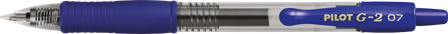 Pilot G-2 248203 Kulepenn 0,7 mm Blå, Markere & markører