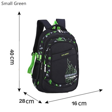 Vedenpitävä koulureppu lapsille, kirjalaukku ala- ja yläkouluun 6–12-vuotiaille