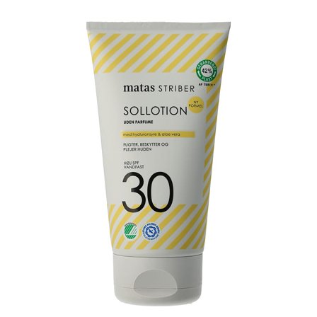 Matas Striber Sollotion SPF 30 Uden Parfume 150 ml, Skincare, Solcreme, Solcreme Til Ansigtet