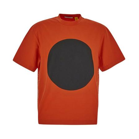 Moncler - T-shirts - Röd - Herr - Storlek: M, Herr, Storlek: M