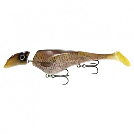 Headbanger Shad 22cm, 73g Suspending - Golden Shiner