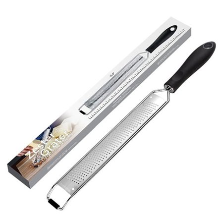 Ost Rivjärn Med Långt Handtag Rostfritt Stål Citrus Zester Skarp Citron Zesters Verktyg För Choklad