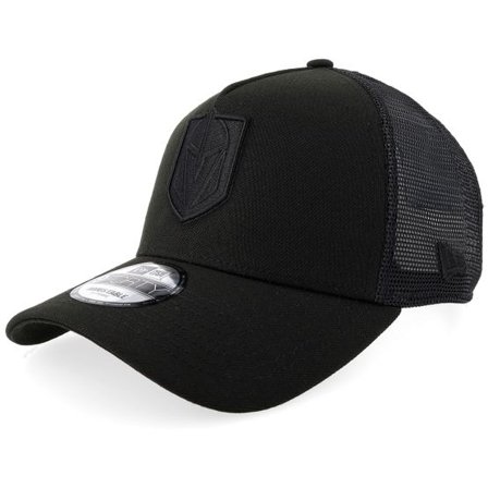 New Era - NHL Svart trucker Keps - Hatstore Exclusive x Vegas Golden Knights 9FORTY Black A-frame Trucker @ Hatstore