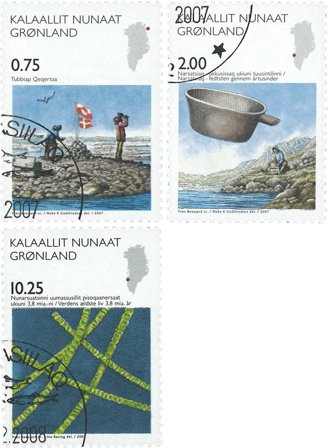 Grønland - Videnskab III - Stemplet sæt 3v