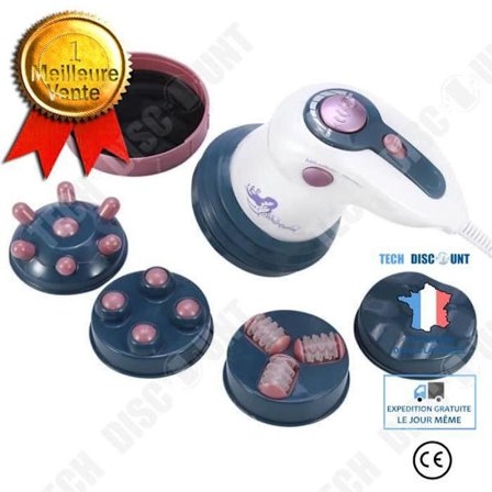 TD Cellulite Massager 4 Massage Heads Djup massage elektrisk massager