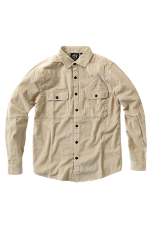 Vakosamettipaita West Coast Choppers Hill Country Hiekanruskea M