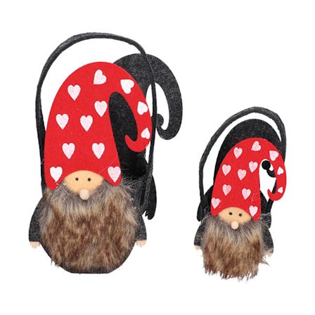 2 st Julgodis Snacks Korg Bärbar Söt Julklappspåse