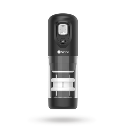 SVibe - Ikon SPARK Masturbator Black - Sexleker Vuxen: Fleshlight, penisring, hylser & pumper