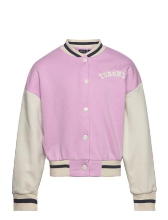 Nlflomber Short Sweat Bomber Pink LMTD