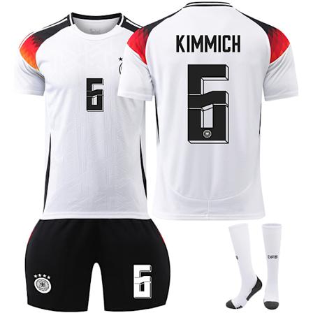 UEFA EM 2024 Tyskland Fotballdrakt Kit 10 Musiala 13 Muller 8 Kroos 7 HAVERTZ NO.6 KIMMICH NO.6 KIMMICH 28