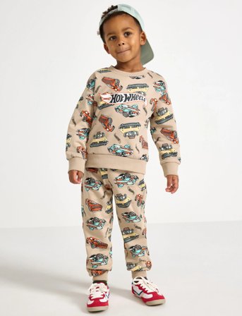 Lindex Trousers Jogging Hot Wheels - Beige - 92