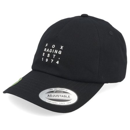 Fox - Svart unconstructed Keps - Est.1974 Hat Black Dad Cap @ Hatstore