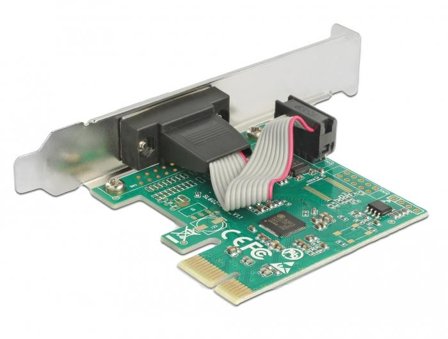 Delock PCI Express Card to 1 x Serial RS-232 - seriell adapter - PCIe 2.0 - RS-232 x 1