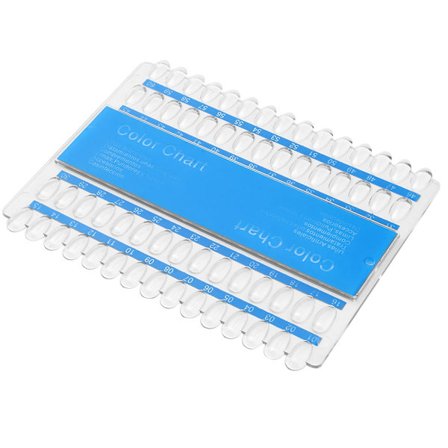 60 st Nail Color Cards Gel Polish Display Swatches Manicure Tips Palette Tool