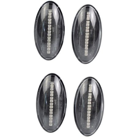 4X Bil Dynamisk LED Sidomarkeringsljus Blinkers Passar för Alto Grand Vitara Celerio Jimny