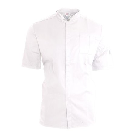 Le Chef Unisex ThermoCool Kockrock L Vit/Svart