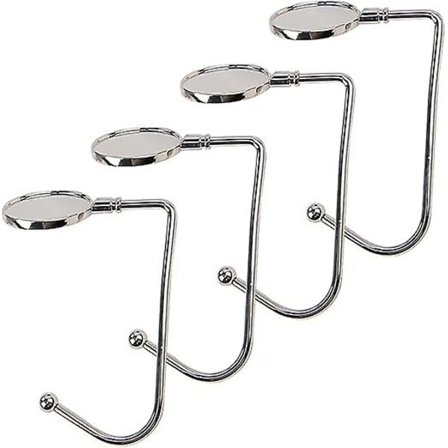 4 st julstrumpehållare för mantel spis metall julstrumpor krokar hängare med säkerhetshänggrepp