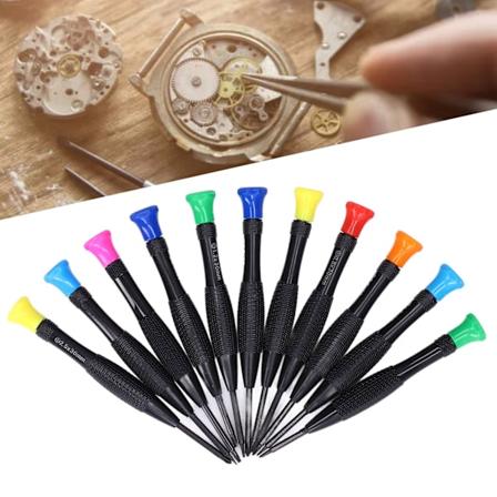 11 kpl Tarkka Magneettinen Ristip ruuvimeisselisetti Puhelimen ja Lasien Korjaukseen