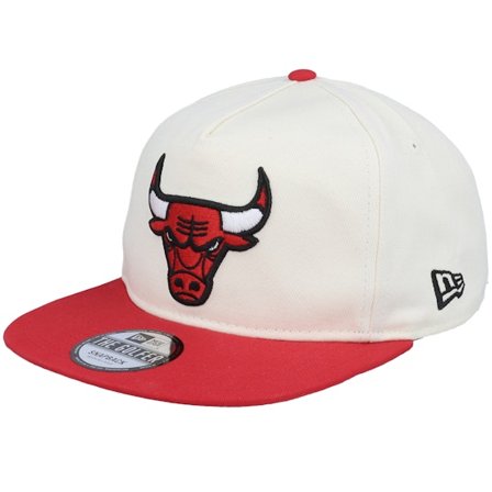 New Era - White snapback Gorra - Hatstore Exclusive x Chicago Bulls The Golfer Cream/Red Snapback @ Hatstore