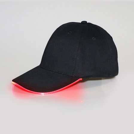 Hat Light Up Baseball Cap Flash Glow Party Hat Rave Tillbehör för Festival Club Stage Hip-hop Performance
