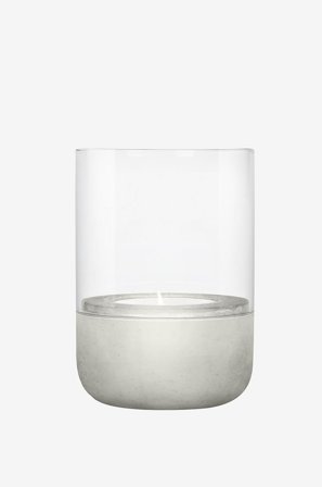 Blomus - Kynttilälyhty Calma Small 14 cm - Harmaa - Kynttilänjalat & lyhdyt - - Homeroom