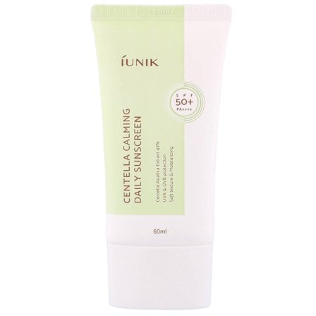 iUNIK Centella Calming Daily Sunscreen SPF 50+ PA++++, 60 ml - Kräm med högt UV-skydd