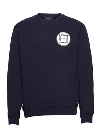 Graphic Logo Long-Sleeve Blue Scotch & Soda