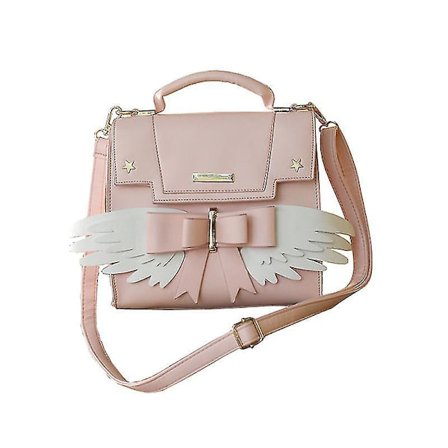 Girls Kawaii Messenger Bag Cute Top Handle Wallet Zipper Bag Ladies Fashion Handbag Shoulder Bag