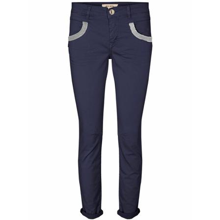 MOS Mosh, Chinos Blauw, Dames, Maat:W31