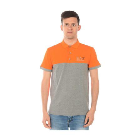Emporio Armani EA7 Polo Shirt Orange, Herre
