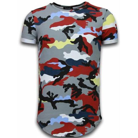 Enos - T-shirts - Röd - Herr - Storlek: L, Herr, Storlek: L